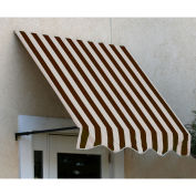 Awntech Window/Entry Awning 3-3/8'W x 4-11/16'H x 4'D Brown/Tan