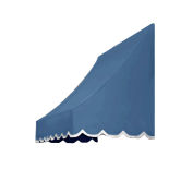 Awntech Window/Entry Awning 5-3/8'W x 4-11/16'H x 4'D Dusty Blue