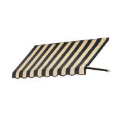 Awntech Window/Entry Awning 10-3/8'W x 3-11/16'H x 4'D Black/Tan