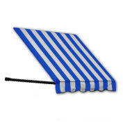 Awntech Window/Entry Awning 8-3/8'W x 2-9/16'H x 2'D Bright Blue/White