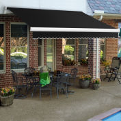 Awntech Retractable Awning Right Motor 24'W x 11/16'H x 10'D Black