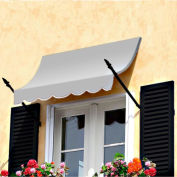 Awntech Spear Arm Awning 3-3/8'W x 2-9/16'H x 1-5/16'D Gray