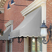 Awntech Window/Entry Awning 3-3/8'W x 2-9/16'H x 2'D Gray