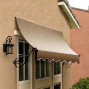 Awntech Window/Entry Awning 4-3/8'W x 2-9/16'H x 2'D Linen