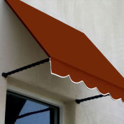 Awntech Window/Entry Awning 7-3/8'W x 2'H x 1'D Terra Cotta