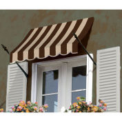 Awntech Spear Arm Awning 4-3/8'W x 3-11/16'H x 2'D Brown/Tan