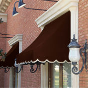 Awntech Window/Entry Awning 5-3/8'W x 2-9/16'H x 2'D Brown