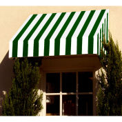 Awntech Window/Entry Awning 10-3/8'W x 1-5/16'H x 2-1/2'D Forest Green/White