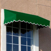 Awntech Window/Entry Awning 10-3/8'W x 2'H x 4'D Forest Green