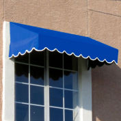 Awntech Window/Entry Awning 10-3/8'W x 1-1/2'H x 3'D Bright Blue