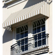 Awntech Window/Entry Awning 10-3/8'W x 4-11/16'H x 3'D Linen/White