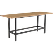 Standing Height Table with Power, MDF Top, 96"L x 36"W x 42"H