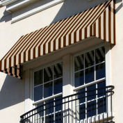 Awntech Window/Entry Awning 6' 4-1/2"W x 3'D x 1' 6"H Brown/Tan