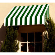 Awntech Window/Entry Awning 4' 4-1/2" W x 3'D x 2'H Forest Green/White