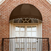 Awntech Window/Entry Awning 5' 4-1/2"W x 2' 8-1/4"D x 3' 3-1/4"H Brown