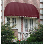 Awntech Window/Entry Awning 6' 4-1/2"W x 3'D x 3' 8"H Burgundy