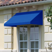 Awntech Window/Entry Awning 4' 4-1/2" W x 3' 6"D x 2'H Bright Blue
