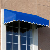 Awntech Window/Entry Awning 6' 4-1/2" W x 3'D x 2'H Bright Blue