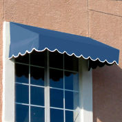 Awntech Window/Entry Awning 4' 4-1/2"W x 3'D x 1' 6"H Dusty Blue