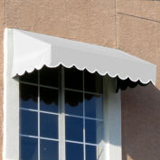 Awntech Window/Entry Awning 4' 4-1/2"W x 3'D x 1' 6"H Off White