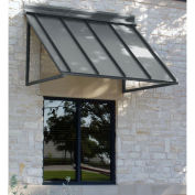 Awntech Standing Seam Awning 6' 8"W x 2'D x 2'H Pewter