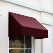 Awntech Window/Entry Awning 5' 4-1/2"W x 3'D x 3' 8"H Burgundy