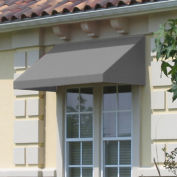 Awntech Window/Entry Awning 5' 4-1/2" W x 2'D x 3' 8"H Gray