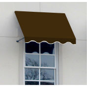 Awntech Window/Entry Awning 4' 4-1/2"W x 3'D x 4' 8"H Brown