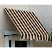 Awntech Window/Entry Awning 5' 4-1/2" W x 2'D x 3' 8"H Brown/Tan