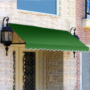 Awntech Window/Entry Awning 6' 4-1/2"W x 3'D x 3' 8"H Forest Green