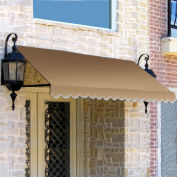 Awntech Window/Entry Awning 5' 4-1/2"W x 3'D x 3' 8"H Linen