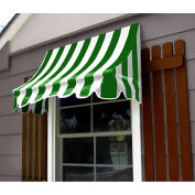 Awntech Window/Entry Awning 5' 4-1/2" W x 2'D x 2' 7"H Forest Green/White