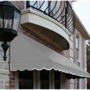 Awntech Window/Entry Awning 6' 4 -1/2"W x 4'D x 3' 8"H Gray