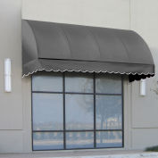 Awntech Window/Entry Awning 6' 4-1/2"W x 3'D x 3' 8"H Gray