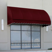 Awntech Window/Entry Awning 4' 4-1/2"W x 3'D x 3' 8"H Burgundy