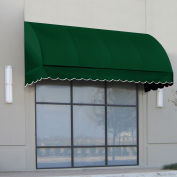 Awntech Window/Entry Awning 5' 4-1/2"W x 3'D x 3' 8"H Forest Green