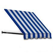 Awntech Window/Entry Awning 6' 4 -1/2"W x 4'D x 3' 8"H Bright Blue/White