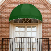 Awntech Window/Entry Awning 5' 4-1/2"W x 2' 8-1/4"D x 3' 3-1/4"H Forest Green