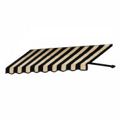 Awntech Window/Entry Awning 8' 4-1/2"W x 2' 6"D x 1' 4"H Black/Tan