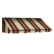 Awntech Window/Entry Awning 8' 4-1/2"W x 3'D x 1' 6"H Brown/Terra Cotta