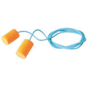 Howard Leight by Honeywell FirmFit Corded Disposable Earplugs, PVC Foam, Orange, 30 dB, 100 Pairs