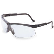 Uvex® Genesis Anti Fog Safety Glasses, Black Frame, Clear Lens
