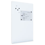 MasterVision Magnetic Tile Dry Erase White Board Panels, White, 29-1/2 x 45-2/7