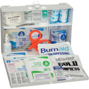 25 Person First Aid Kit, ANSI Compliant, Metal Case