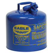 Eagle UI-50-SB Type I Safety Can, 5 Gallon Capacity, 12-1/2" Dia. x 13-1/2"H
