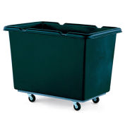 Techstar Plastics Recycled Material Handling Carts, Smooth Walls, Plywood Base, 27Wx39Dx29H