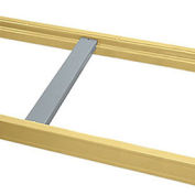 Skid Supports For Pallet Rack, For Plywood/Particleboard, For 7/8" Step, Fits 36"D Frame