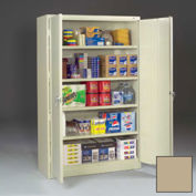 Tennsco All-Welded Jumbo Storage Cabinet, 48X18X78", Gray