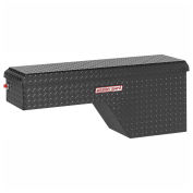 Weather Guard 173501, Pork Chop Truck Box, Black Aluminum Passenger Side Full Size 3.4 Cu. Ft. Cap.