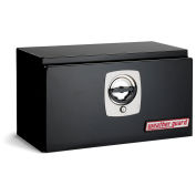 Weather Guard 525502, Underbed Truck Box, Black Steel Compact 2.3 Cu. Ft.